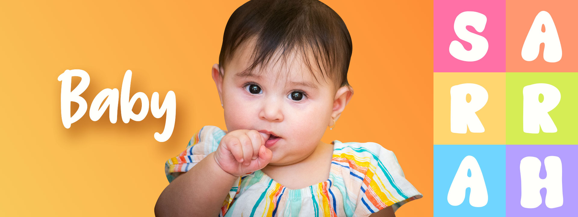 Baby Sarrah Ali Asghar Maqbool with logo